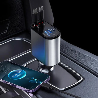 4 in 1 - 100watt Car Charger Phone